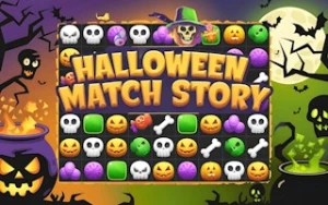 Halloween Match Story - Play Free Best match-3 Online Game on JangoGames.com