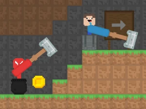 Hammer Climb MinisCrafter - Play Free Best Arcade Online Game on JangoGames.com