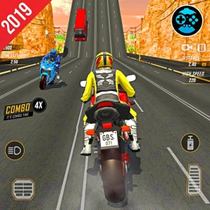  Highway Rider Bike Racing: Crazy Bike Traffic Race - Play Free Best Racing & Driving Online Game on JangoGames.com