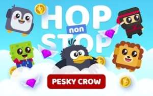 Hop non Stop - Pesky Crow - Play Free Best hyper-casual Online Game on JangoGames.com