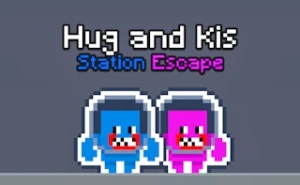 Hug and Kis Station Escape - Play Free Best two-player Online Game on JangoGames.com