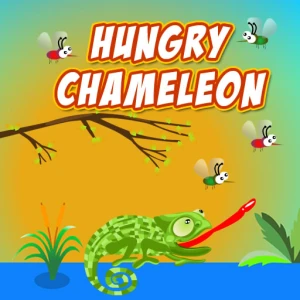 Hungry Chameleon - Play Free Best Puzzle Online Game on JangoGames.com