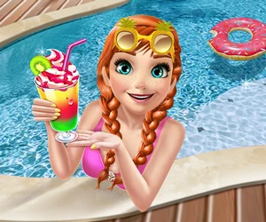 Ice Princess Pool Time - Play Free Best Dress-up Online Game on JangoGames.com