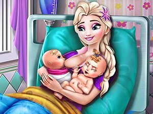 Ice Queen Twins Birth - Play Free Best Care Online Game on JangoGames.com