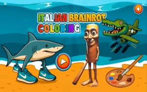 Italian Brainrot Coloring - Play Free Best coloring Online Game on JangoGames.com