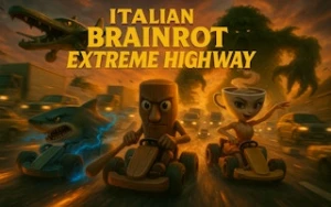 Italian Brainrot Extreme Highway - Play Free Best driving Online Game on JangoGames.com