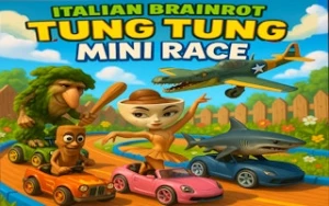 Italian Brainrot Tung Tung Mini Race - Play Free Best racing Online Game on JangoGames.com
