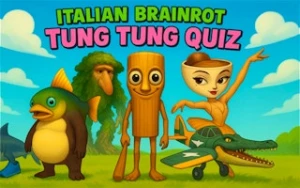 Italian Brainrot tung Tung Quiz - Play Free Best trivia Online Game on JangoGames.com