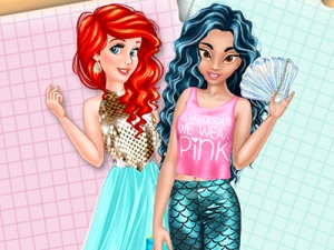 Jasmine and Ariel Wardrobe Swap - Play Free Best Dress-up Online Game on JangoGames.com