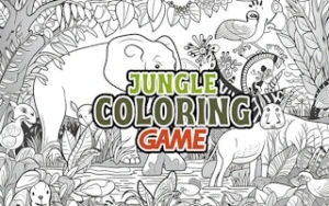 Jungle Coloring Game - Play Free Best kids Online Game on JangoGames.com