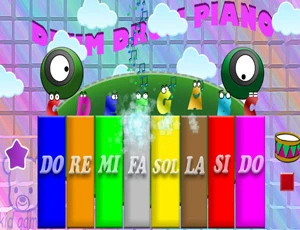 Kids Drum Drum Piano - Play Free Best Educational Online Game on JangoGames.com
