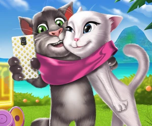 Kittens Selfie Time - Play Free Best Dress-up Online Game on JangoGames.com