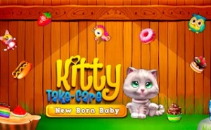 Kitty Take Care New Born Baby - Play Free Best kids Online Game on JangoGames.com
