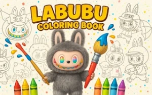 Labubu Coloring Book - Play Free Best coloring Online Game on JangoGames.com