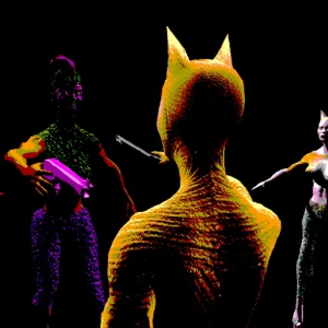 Lizard Lady vs The Cats - Play Free Best Shooter Online Game on JangoGames.com