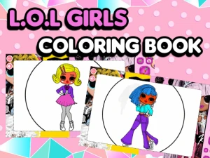 L.O.L OMG Girls Coloring Book - Play Free Best Hypercasual Online Game on JangoGames.com
