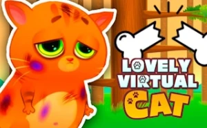 Lovely Virtual Cat - Play Free Best kids Online Game on JangoGames.com