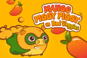 Mango Piggy Piggy vs Bad Veggies - Play Free Best Casual Online Game on JangoGames.com