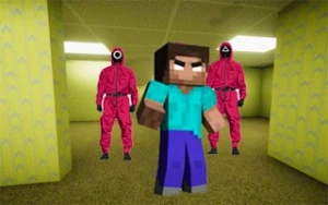 Minecraft Backrooms Squid Game Escape - Play Free Best escape Online Game on JangoGames.com