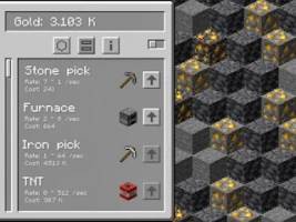 Minecraft Gold Clicker - Play Free Best clicker Online Game on JangoGames.com
