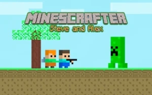 Minescrafter - Steve and Alex - Play Free Best monster Online Game on JangoGames.com
