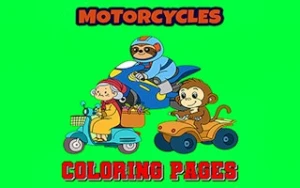 Motorcycle Coloring Pages - Play Free Best coloring Online Game on JangoGames.com