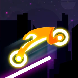 Neon Hill Rider - Play Free Best Racing & Driving Online Game on JangoGames.com