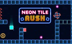 Neon Tile Rush - Play Free Best arcade Online Game on JangoGames.com