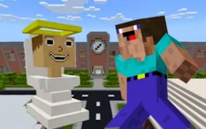 Noob Goes To Skibidi Toilet School - Play Free Best fighting Online Game on JangoGames.com