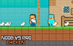 Noob vs Pro Chicken - Play Free Best two-player Online Game on JangoGames.com