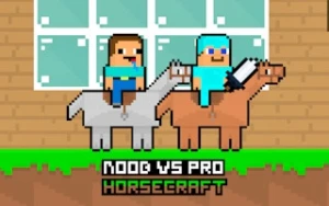 Noob vs Pro HorseCraft - Play Free Best two-player Online Game on JangoGames.com