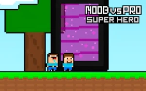 Noob vs Pro Super Hero - Play Free Best two-player Online Game on JangoGames.com