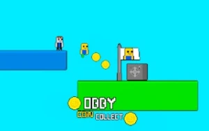Obby vs Bacon Rainbow Parkour - Play Free Best two-player Online Game on JangoGames.com