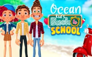 Ocean Kids Back To School - Play Free Best Art Online Game on JangoGames.com
