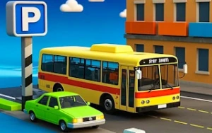 Parking Bus Training - Play Free Best simulation Online Game on JangoGames.com