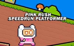 Pink Rush Speedrun Platformer - Play Free Best  Online Game on JangoGames.com
