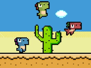 Pixel Dino Run - Play Free Best Hypercasual Online Game on JangoGames.com