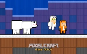 Pixelcraft Animal School - Play Free Best two-player Online Game on JangoGames.com