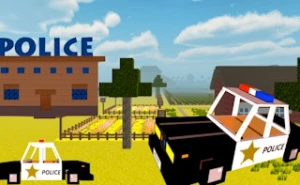 Police Craft Block Car Race - Play Free Best  Online Game on JangoGames.com