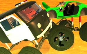 Police VS Bandits Monster Truck - Play Free Best  Online Game on JangoGames.com
