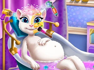 Pregnant Kitty Spa - Play Free Best Dress-up Online Game on JangoGames.com