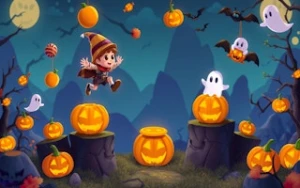 Pumpkin Hop - Play Free Best halloween Online Game on JangoGames.com