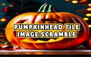 Pumpkinhead Tile Image Scramble - Play Free Best puzzle Online Game on JangoGames.com