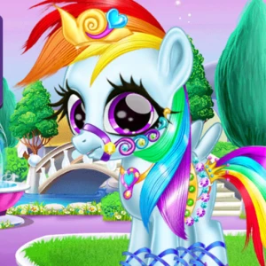 Rainbow Pony Caring - Play Free Best Care Online Game on JangoGames.com