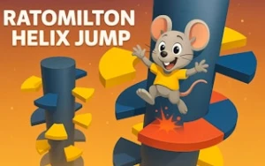 Ratomilton Helix Jump - Play Free Best hyper-casual Online Game on JangoGames.com