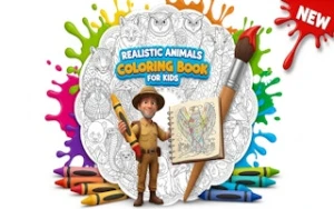 Realistic Animals Coloring Book for Kids - Play Free Best coloring Online Game on JangoGames.com
