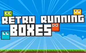 Retro Running Boxes - Play Free Best platformer Online Game on JangoGames.com
