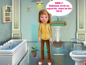 Riley Bathroom Cleaning - Play Free Best Adventure Online Game on JangoGames.com