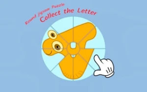 Round jigsaw Puzzle - Collect the Letter - Play Free Best puzzle Online Game on JangoGames.com