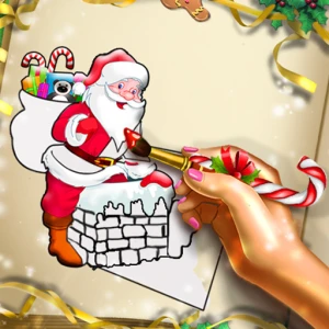 Santa Christmas Coloring - Play Free Best Dress-up Online Game on JangoGames.com